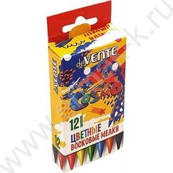 Мелки восковые 12цв Cosmo к/кор с подвесом | Фото 1