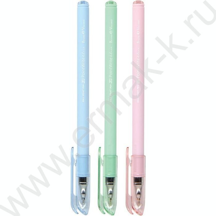 Ручка шар PointWrite Zefir синяя 0,38мм /3цв.корпуса | Фото 2