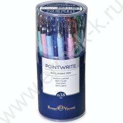 Ручка шар PointWrite Zefir синяя 0,38мм /3цв.корпуса | Фото 5
