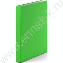 Папка 2 кольца 35мм Neon ламинир зеленый | Фото 1
