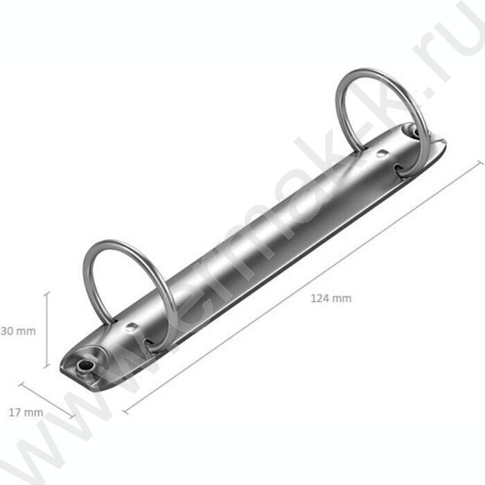 Папка 2 кольца 35мм Neon ламинир зеленый | Фото 3