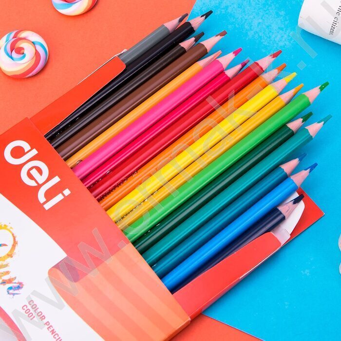 Карандаши пластиковые 18цв ColoRun /трехгранные/ европодвес | Фото 4