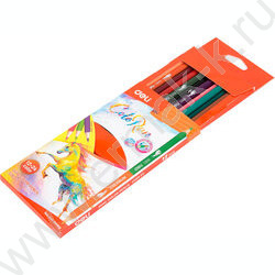 Карандаши  24цв/12шт ColoRun /липа, двухсторонние, европодвес | Фото 2