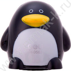 Точилка 2отв. пластик Пингвин ассорти | Фото 2