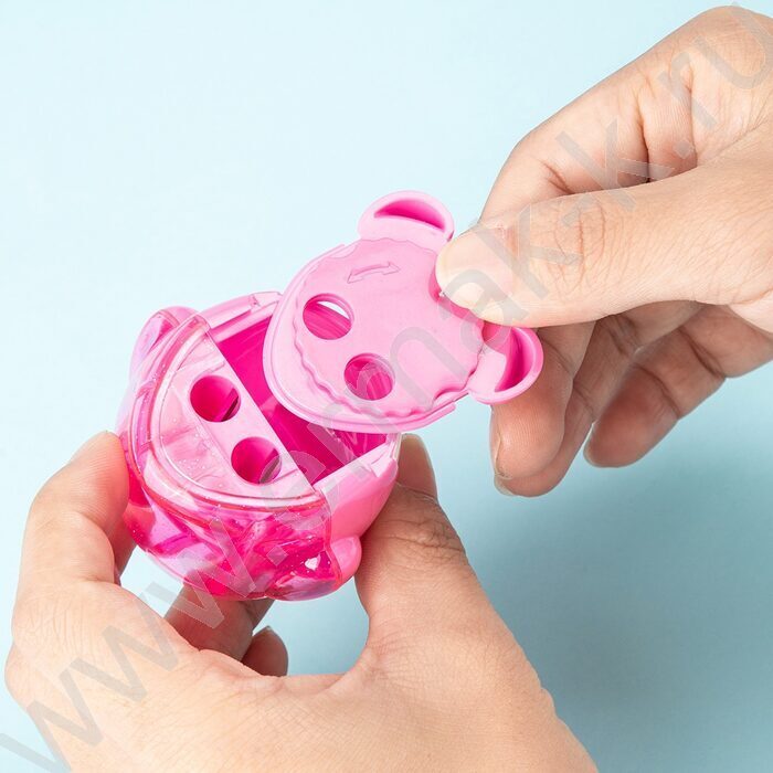 Точилка 2отв. пластик Пингвин ассорти | Фото 6