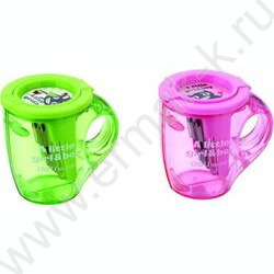 Точилка 2отв. пластик ассорти | Фото 2