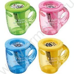 Точилка 2отв. пластик ассорти | Фото 3