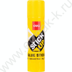 Клей-карандаш   8г Stick UP /корпус - желтый /картон. дисплей | Фото 1