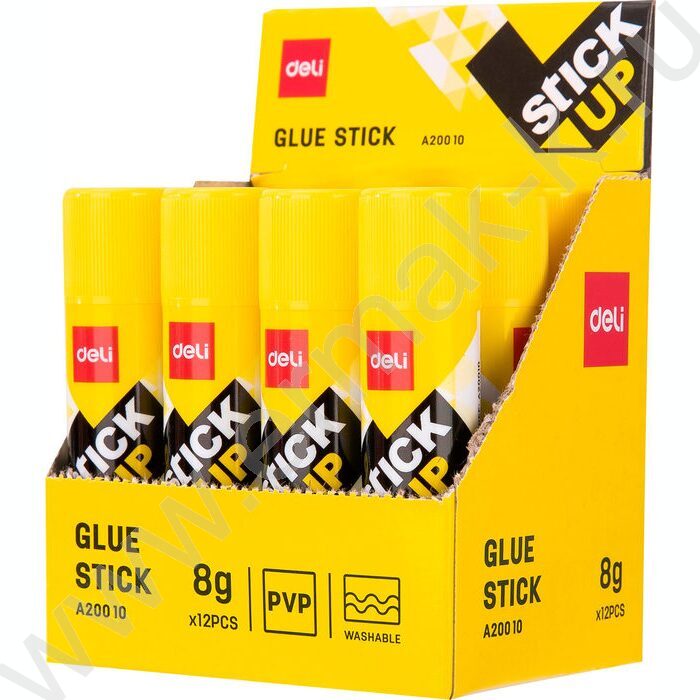 Клей-карандаш   8г Stick UP /корпус - желтый /картон. дисплей | Фото 3