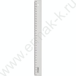 Линейка пл 30см прозрачная | Фото 2