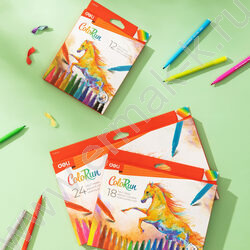 Фломастеры  12цв ColoRun вентилируемый колпачок, коробка европодвес | Фото 3