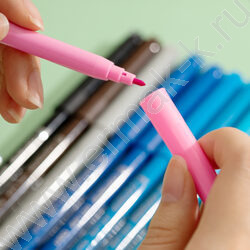 Фломастеры  12цв ColoRun вентилируемый колпачок, коробка европодвес | Фото 6