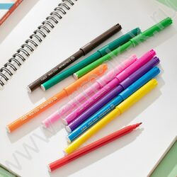 Фломастеры  12цв ColoRun вентилируемый колпачок, коробка европодвес | Фото 8