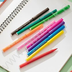 Фломастеры  18цв ColoRun вентилируемый колпачок, коробка европодвес | Фото 9