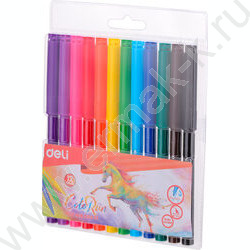 Фломастеры  12цв ColoRun вентилируемый колпачок, европодвес | Фото 1