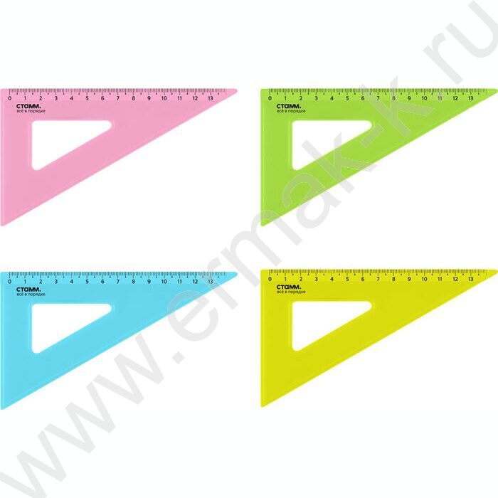 Треугольник пл. 30*13см цв прозр | Фото 1