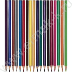 Карандаши пластиковые 18цв Funcolor 4вида карт.туба | Фото 6