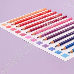 Карандаши пластиковые 24цв Funcolor 4вида карт.туба | Фото 8