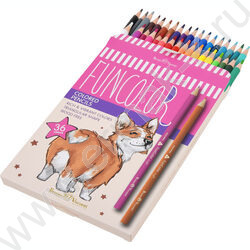 Карандаши пластиковые 36цв Funcolor 4вида | Фото 4