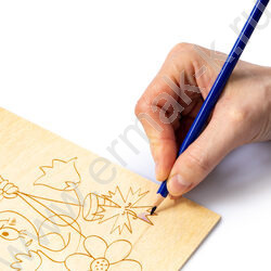 Набор д/творчества Выжигание.Доски для выжигания 2 шт "Медвежонок и слоненок" | Фото 6