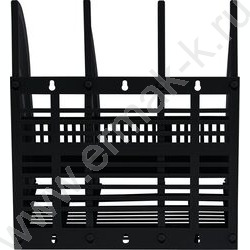 Лоток вертикальный разборный Line /чёрный/ 3отд. | Фото 4