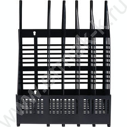 Лоток вертикальный разборный Line /чёрный/ 5отд. | Фото 3