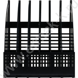 Лоток вертикальный разборный Line /чёрный/ 6отд. | Фото 3