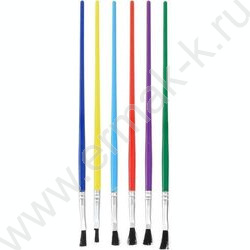 Кисть набор  6шт /нейлон №1,№2,№3,№4,№5,№6/ европодвес | Фото 1