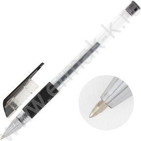 Ручка гелевая /набор  2шт/ 0,5мм Для ЕГЭ черная /резин.держатель,сменный стержень 128мм