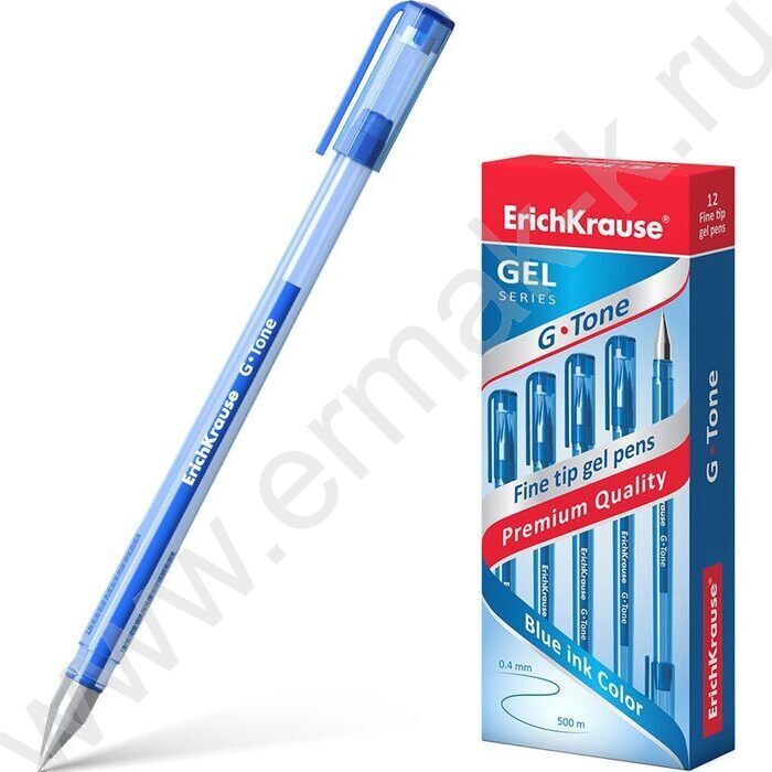 Ручка гелевая синяя 0,5мм  G-Tone Stick Original | Фото 2