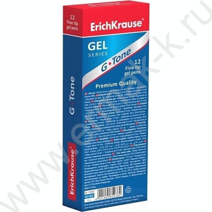 Ручка гелевая синяя 0,5мм  G-Tone Stick Original | Фото 3