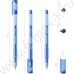 Ручка гелевая синяя 0,5мм  G-Tone Stick Original | Фото 4