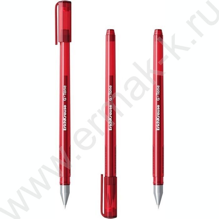 Ручка гелевая красная 0,5мм  G-Tone Stick Original | Фото 1