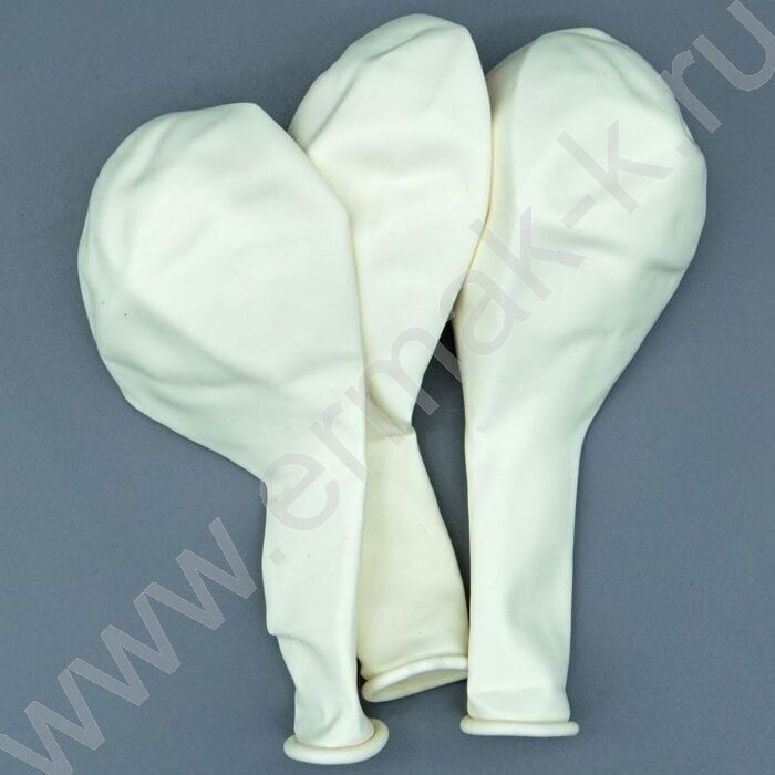 Шар воздушный 10" Пастель белый | Фото 2