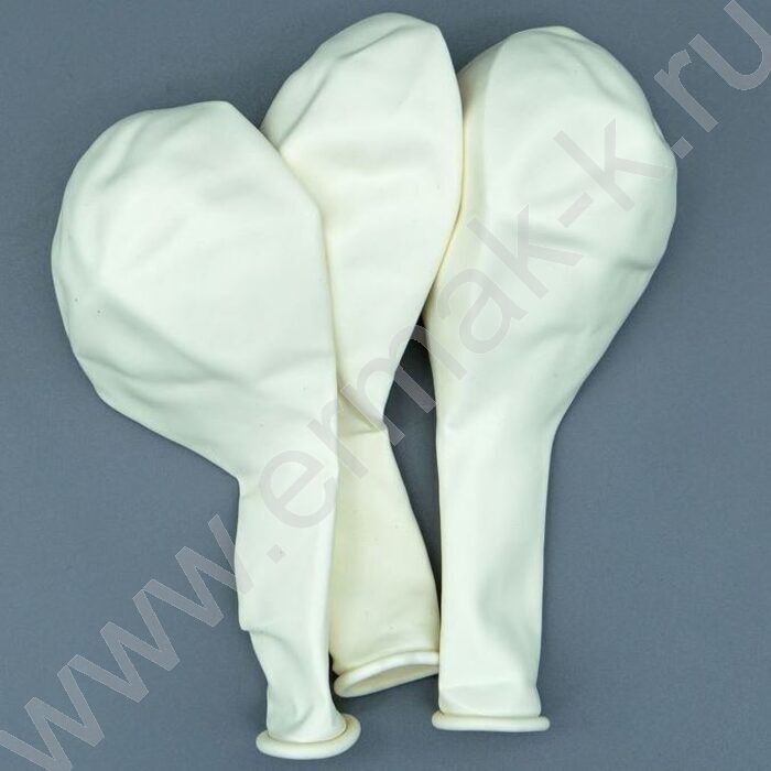 Шар воздушный 12" Пастель белый | Фото 3