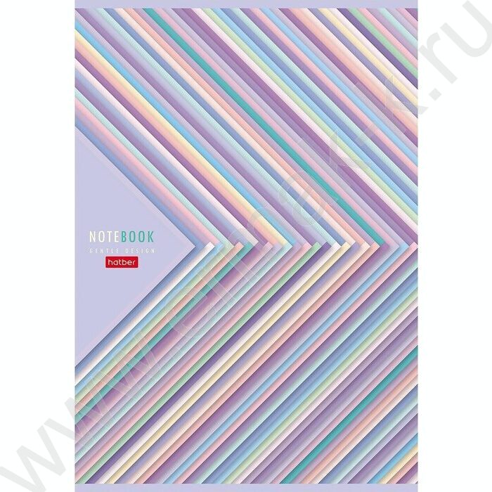 Тетрадь  96л А4 клетка "Gentle design" 3вида | Фото 1