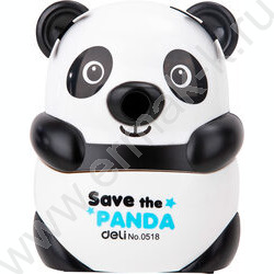 Точилка механическая 1 отверстие Панда  /черный | Фото 1