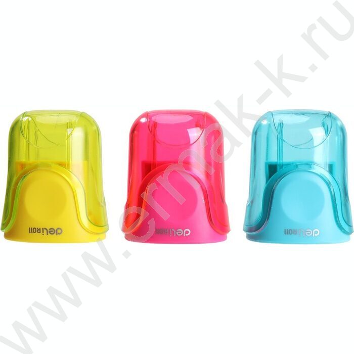 Точилка 2отв. пластик U-touch ассорти дисплей | Фото 1