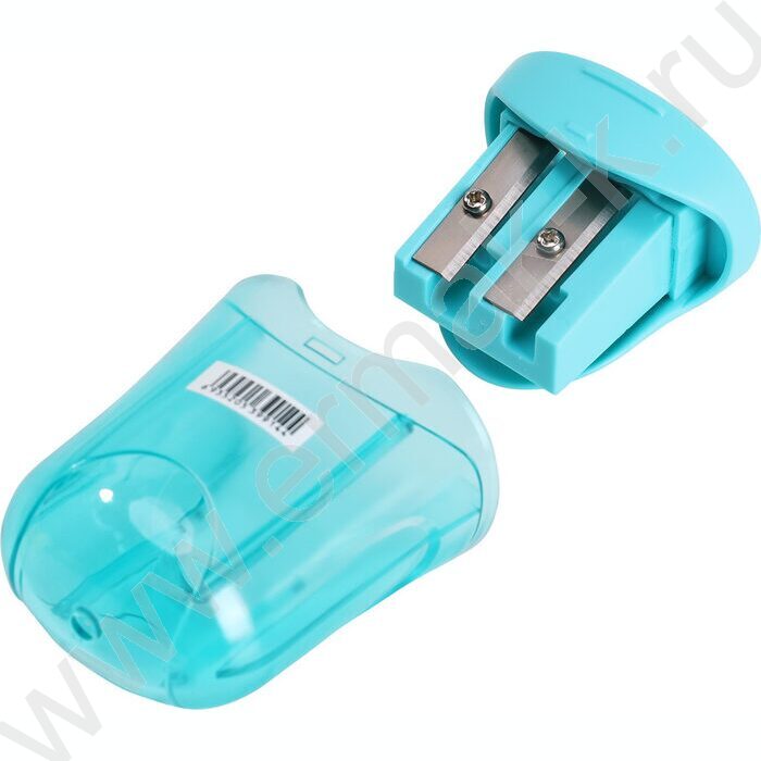 Точилка 2отв. пластик U-touch ассорти дисплей | Фото 2