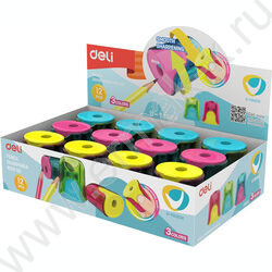 Точилка 1отв. пластик U-touch ассорти дисплей | Фото 4