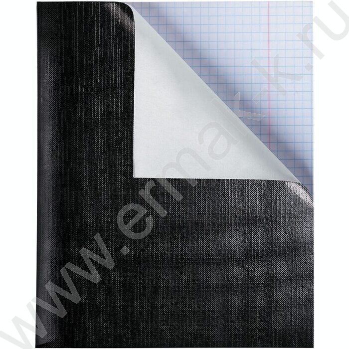 Тетрадь  96л клетка "Бум/винил" METALLIC черный | Фото 2