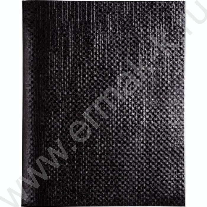 Тетрадь  48л клетка "Бум/винил" METALLIC черный | Фото 1