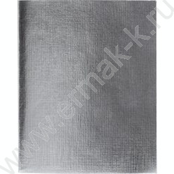 Тетрадь  96л клетка "Бум/винил" METALLIC серебро | Фото 1