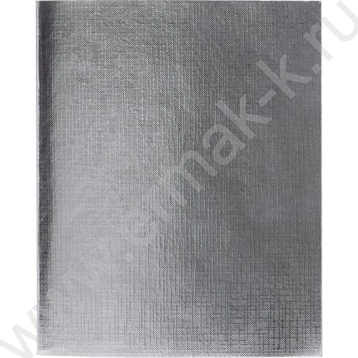 Тетрадь  96л клетка "Бум/винил" METALLIC серебро | Фото 1