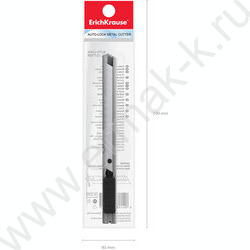 Нож канцелярский  9мм Ferro Light, Auto-lock метал /европодвес | Фото 5