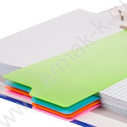 Разделитель листов пластик полоски - 105мм*240мм, 12листов, 4цвета | Фото 5
