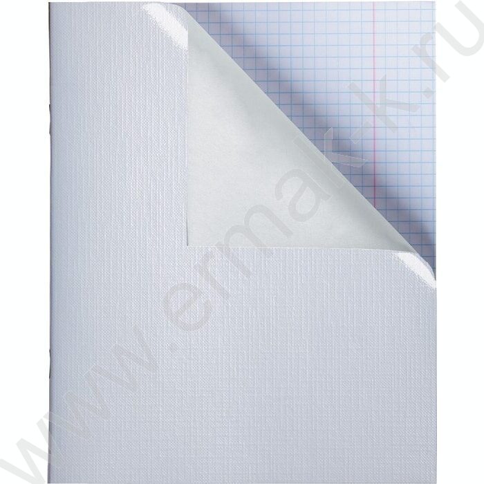 Тетрадь  48л клетка "Бум/винил" METALLIC белый | Фото 2