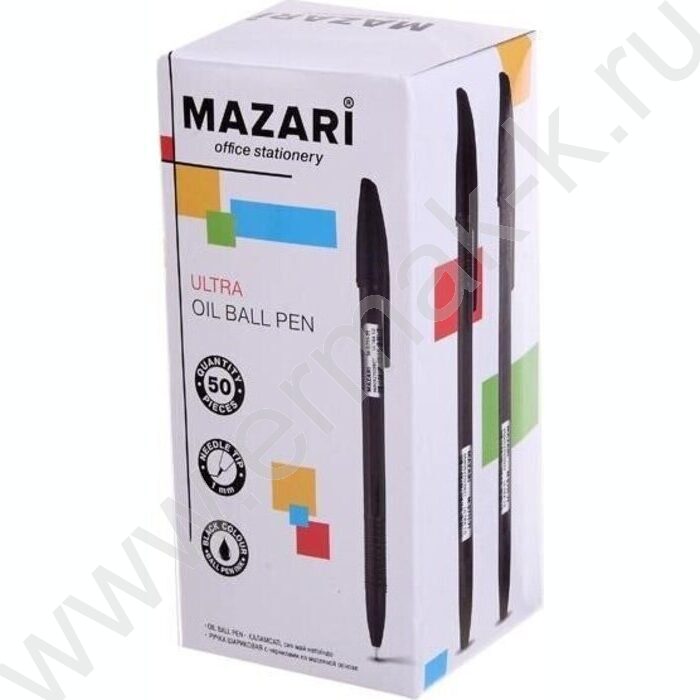 Ручка шар на масл.основе 1,0мм черная Ultra/игла,цветной.пл.корпус,сменный стержень 140мм | Фото 3