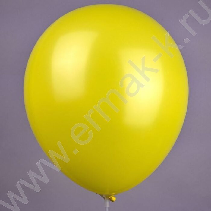 Шар воздушный 12" Пастель желтый | Фото 1