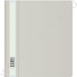 Скоросшиватель пл A5 серый прозрач.верх.лист | Фото 1